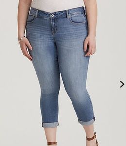 Torrid cropped jeans